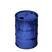 Blaue Metalltonne
