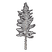 Arbre décoratif enneigé B