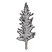 Arbre décoratif enneigé C