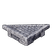 Base triangular de piedra