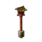 Red Wooden Lantern