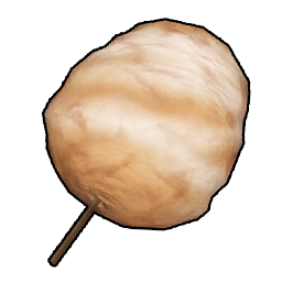 Algodón de azúcar con caramelo